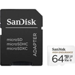 Sandisk 64GB microSDXC High Endurance CL10 U3 V30 + adapterrel - 2