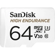Sandisk 64GB microSDXC High Endurance CL10 U3 V30 + adapterrel - 3