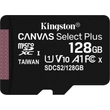 Kingston 128GB microSDXC Canvas Select Plus Class 10 100R A1 C10 Card + adapterrel - 2