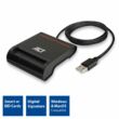 ACT USB Smart Card ID Reader Black - 2
