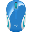 Logitech M187 Wireless Mini Mouse Blue/Aqua - 2
