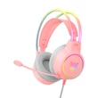 Onikuma X15 PRO RGB Gamer headset PINK