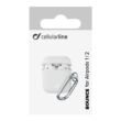 Cellularline Protective cover with carabiner Bounce for Apple AirPods 1,2, white