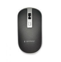 Gembird MUSW-4B-06-BS Wireless optical mouse Black/Silver