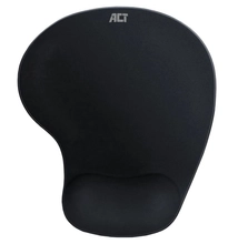 ACT AC8010 Ergonomic with wrist rest Egérpad Black
