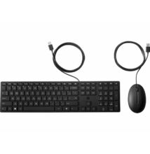 HP 320MK Wired Keyboard and Mouse Black HU