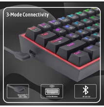 Redragon VEZETÉK NÉLKÜLI MECHANIKUS GAMER EGÉR ( Bluetooth, Wireless 2,4GHz )