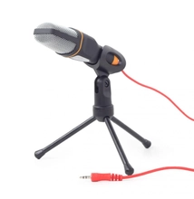 Gembird MIC-D-03 Desktop microphone with a tripod Black