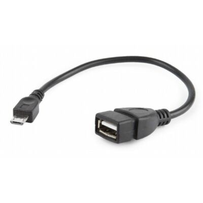 Gembird USB OTG AF to Micro BM Cable 0,15m Black
