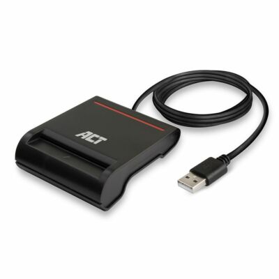 ACT USB Smart Card ID Reader Black
