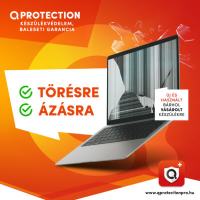 QProtection készülékvédelem (1Év | 100.000Ft alatti használt laptop esetén)
