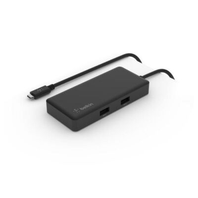 Belkin Connect USB-C 5-in-1 Multiport Adapter Black